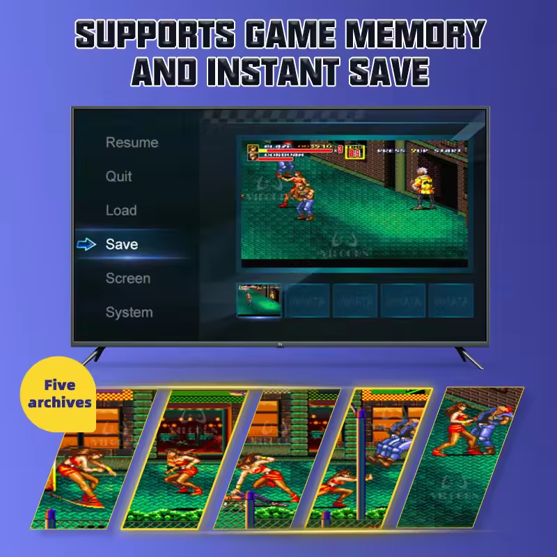 LZAKMR GAME BOX™ - The Ultimate Retro Game Console